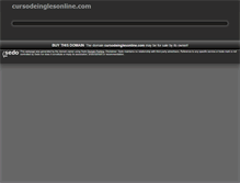 Tablet Screenshot of cursodeinglesonline.com